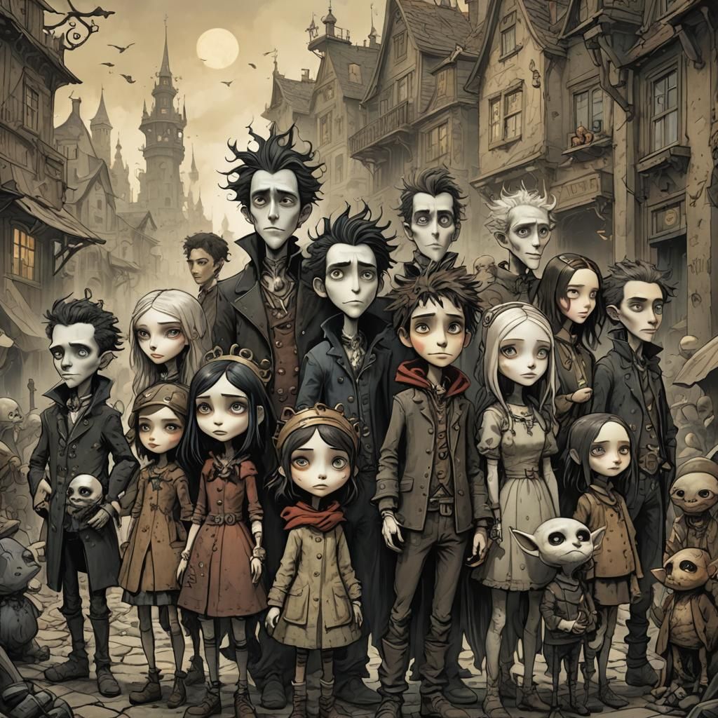 Dystopian Horror Masterpiece in a Surrealist Style