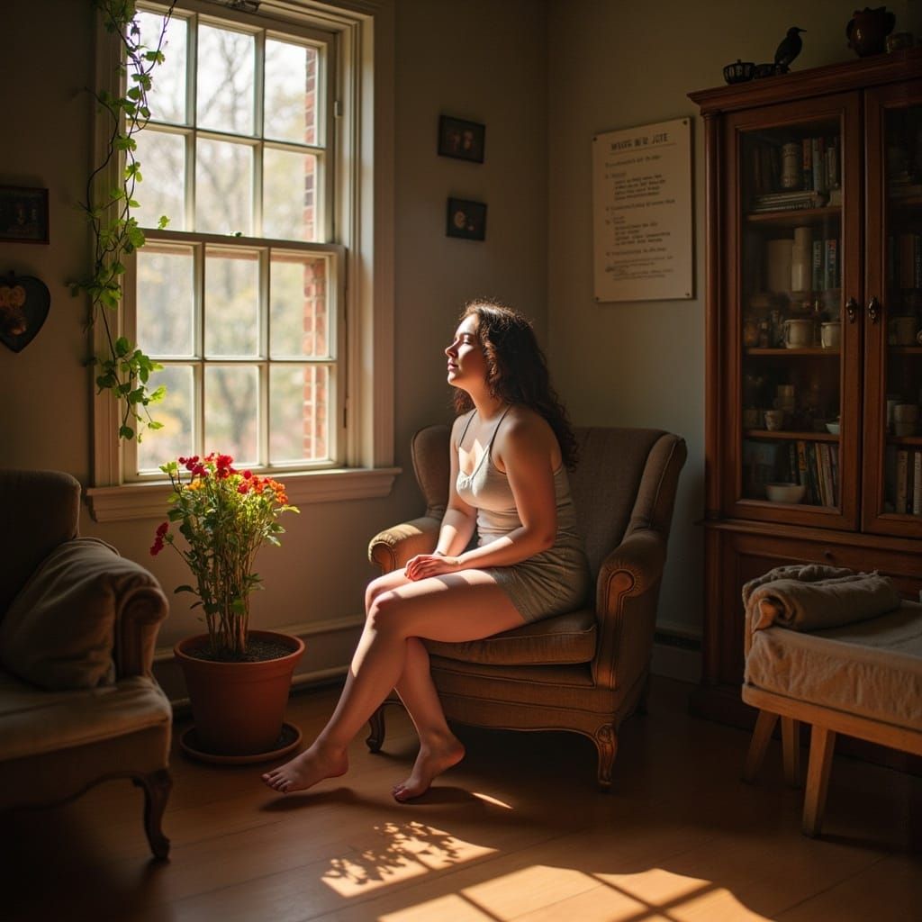 Cottagecore Healing: Self-Reflection in a Rustic Setting