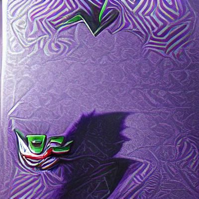 Ominous Joker Card in 3D
