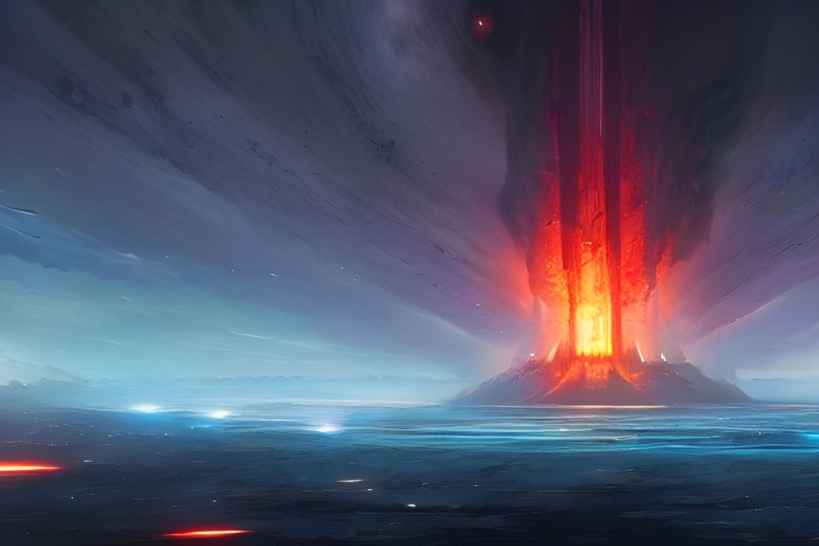 Universe Judges Earth's Fate in Apocalyptic Concept Art