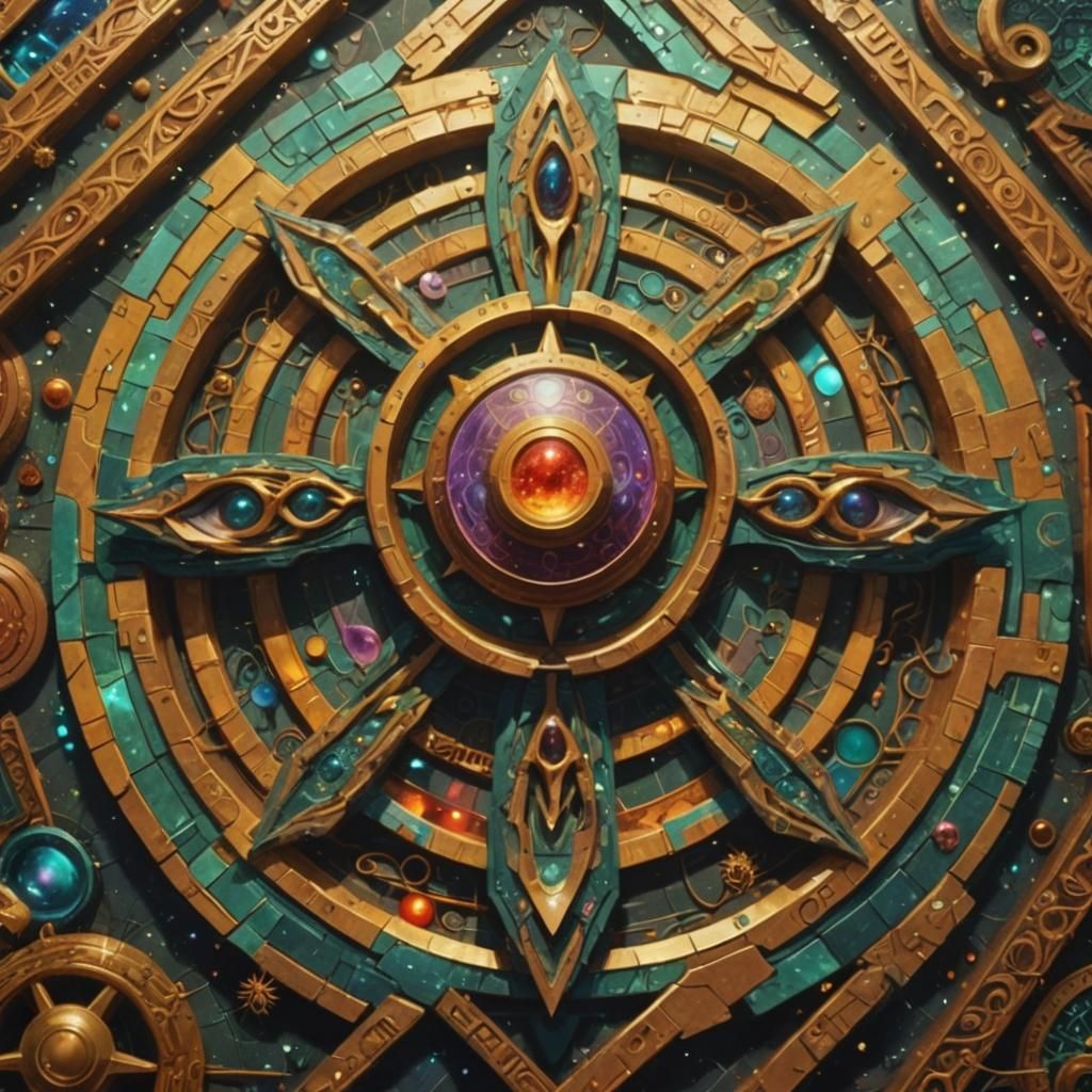 Magick Servitor for GI Healing: Cosmic Illustration