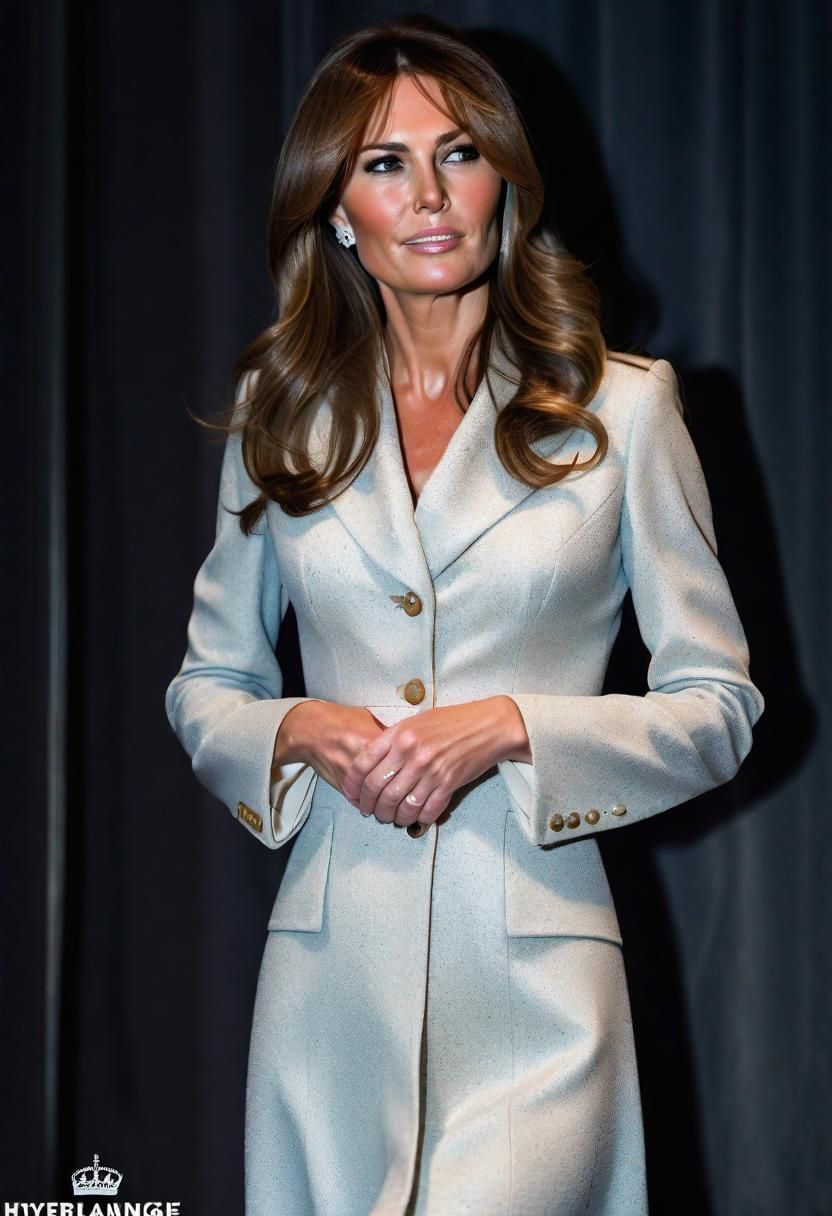 Melania Trump as Kate Middleton: Professional Portrait