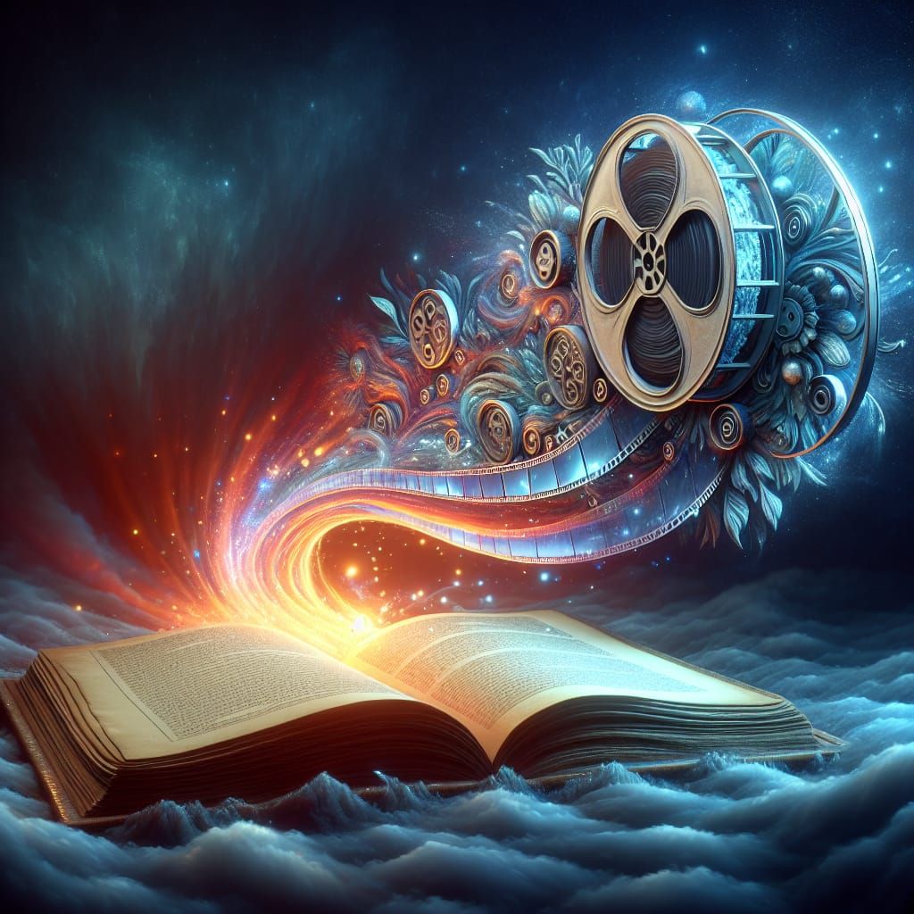 Fantastical Book Comes to Life as Matte Painting