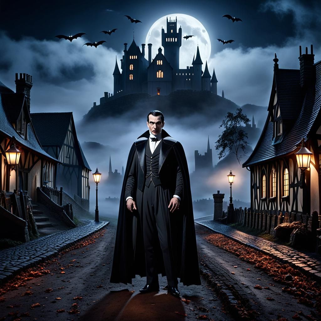 Dracula Haunting a Village