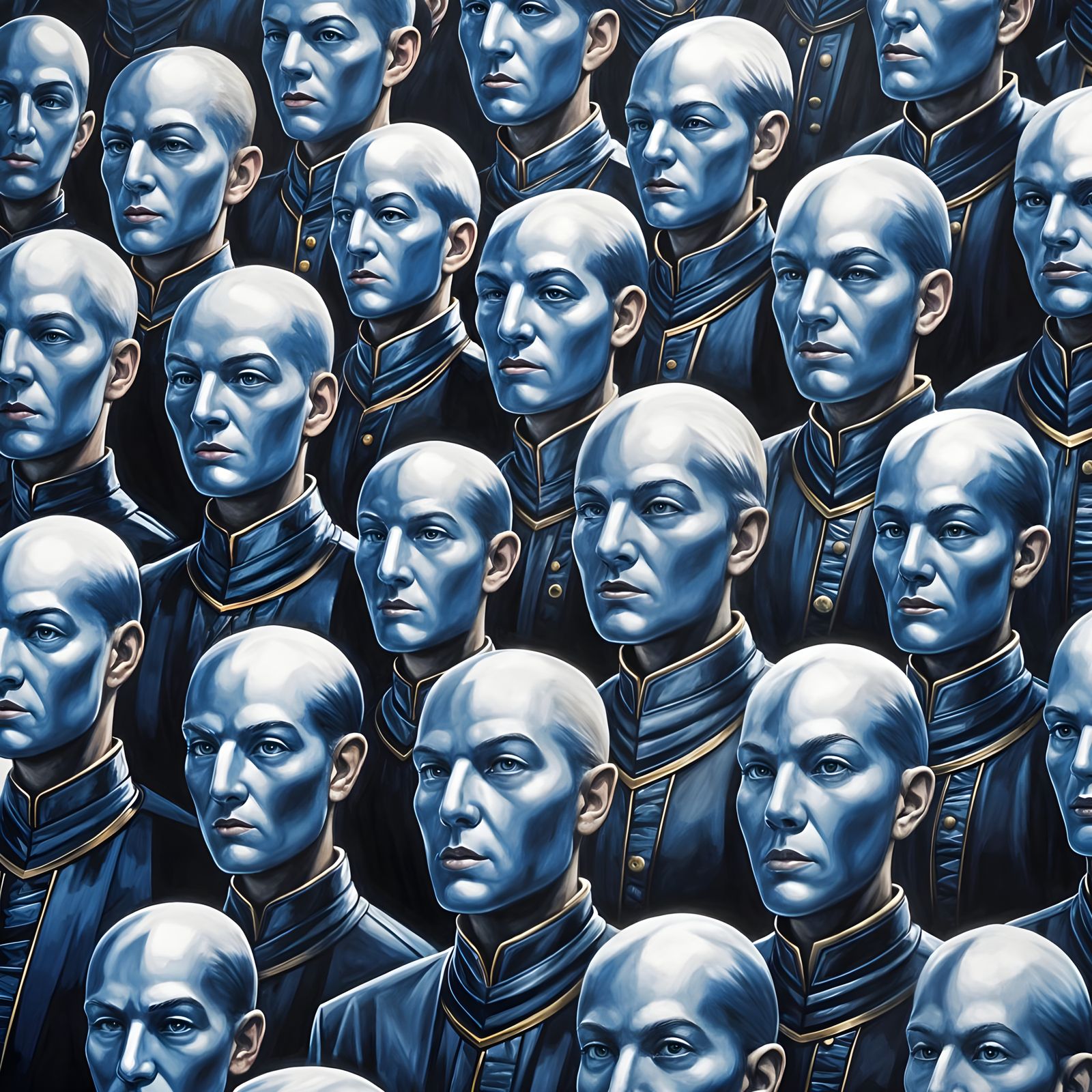 Humanity's Loss of Individuality as Cogs in the Machine