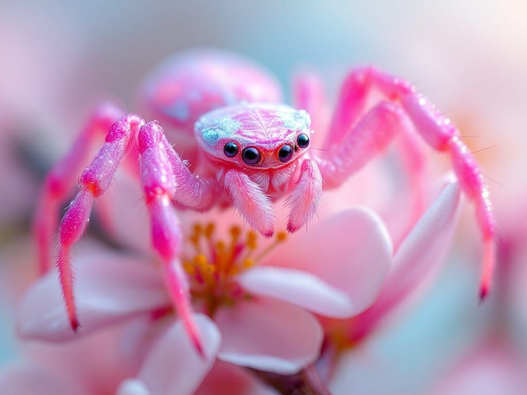 Pink Spider