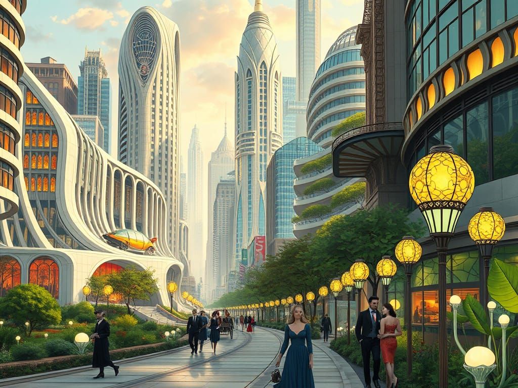 2025, Art Nouveau style