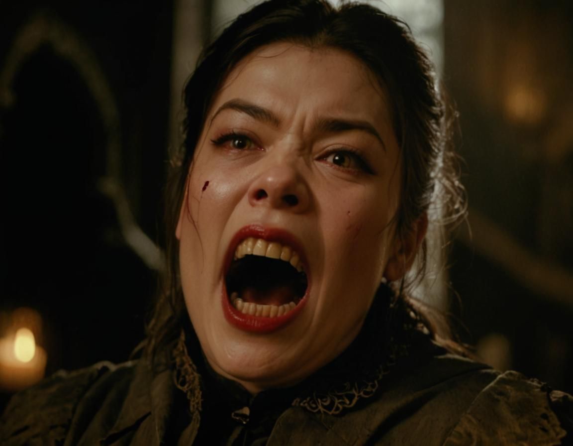 Miranda Cosgrove as a Moody Gothic Vampire