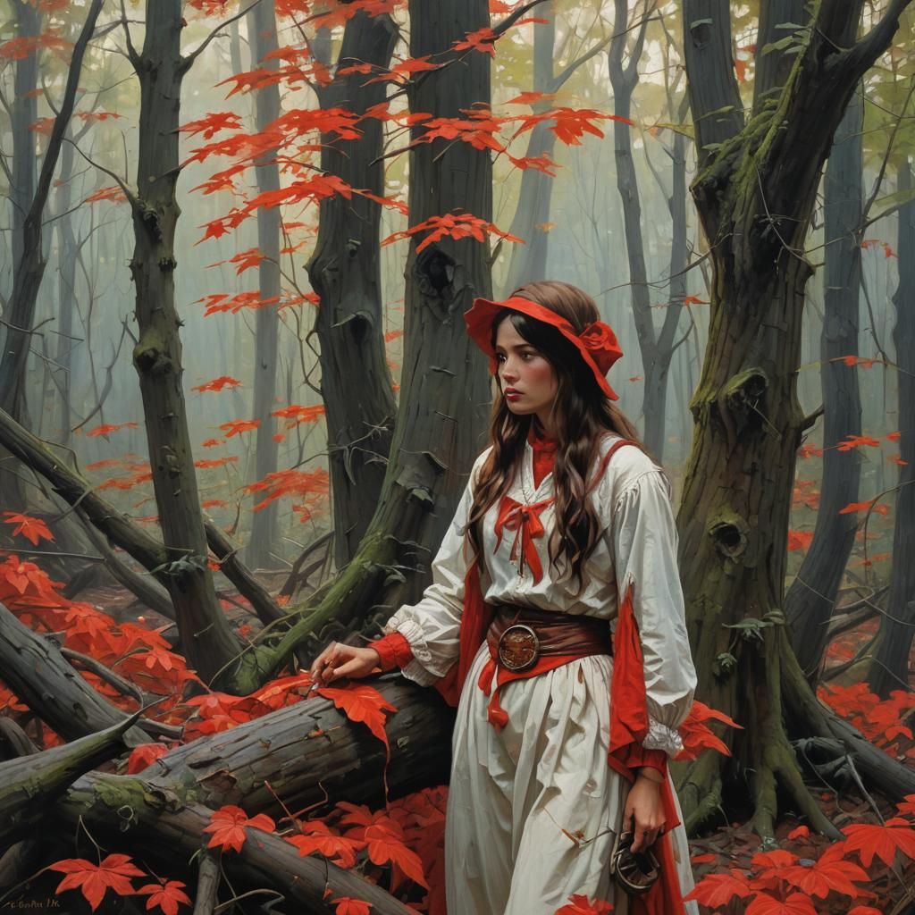 Scarlet Fever as Oil Painting