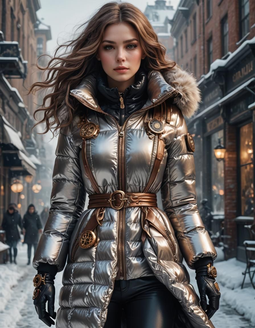 Shiny steampunk outfit