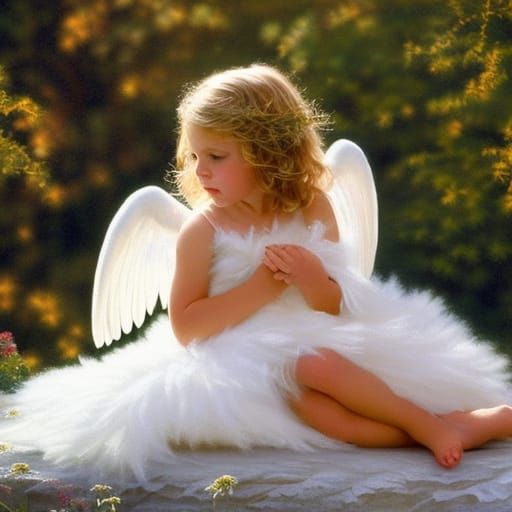 Angelic Feathers in Hyperdetailed HDR