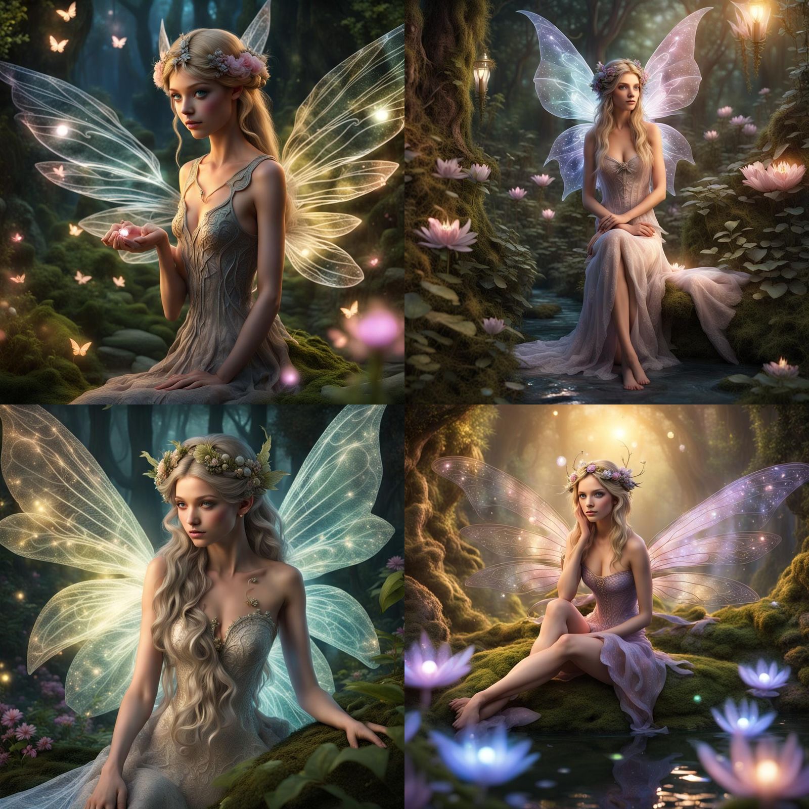 Enchanting Fairy in Mystical 3D Rendering