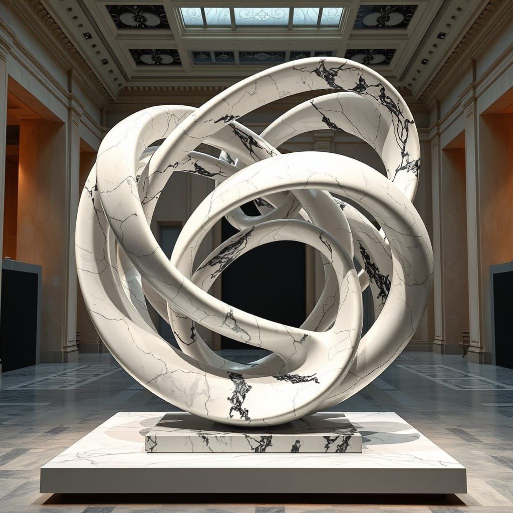 Abstract freeform sculpture