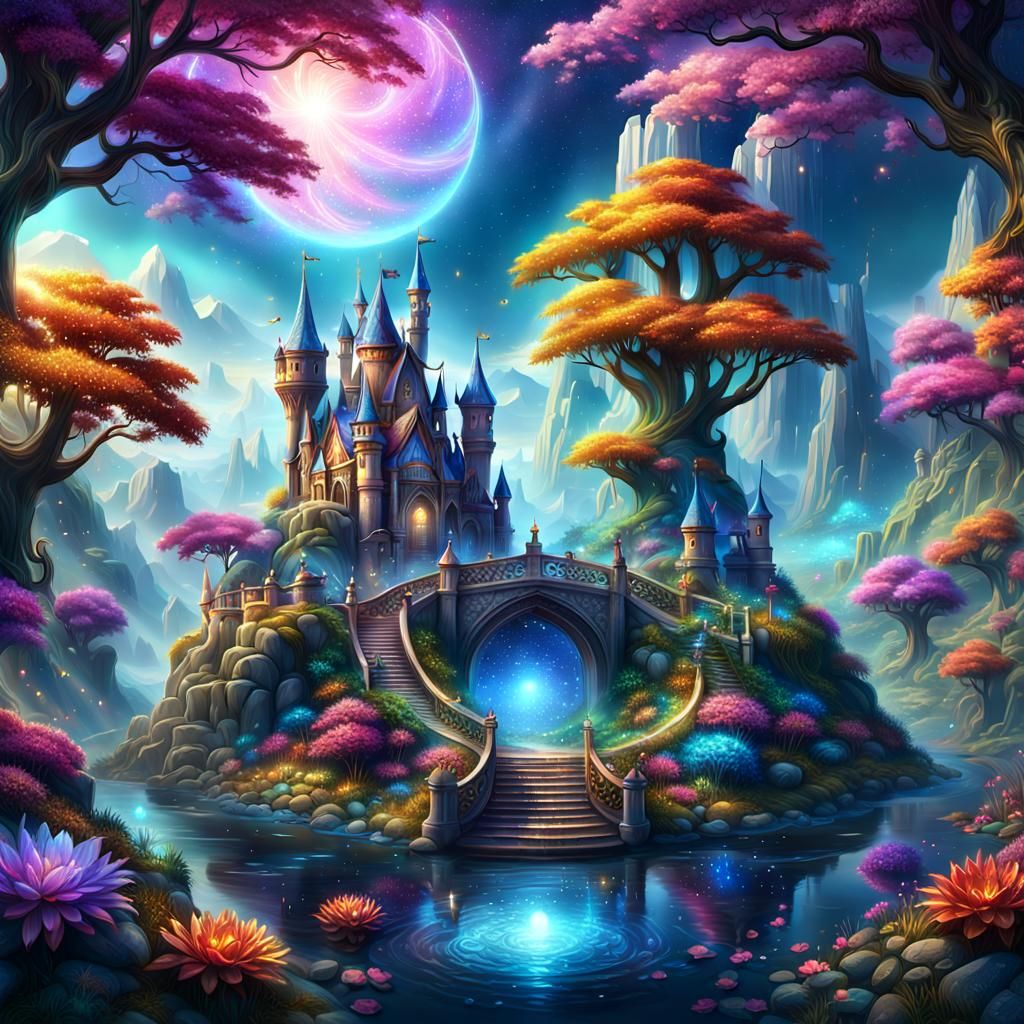 Sparkling Mystical World of Shimmering Wonders