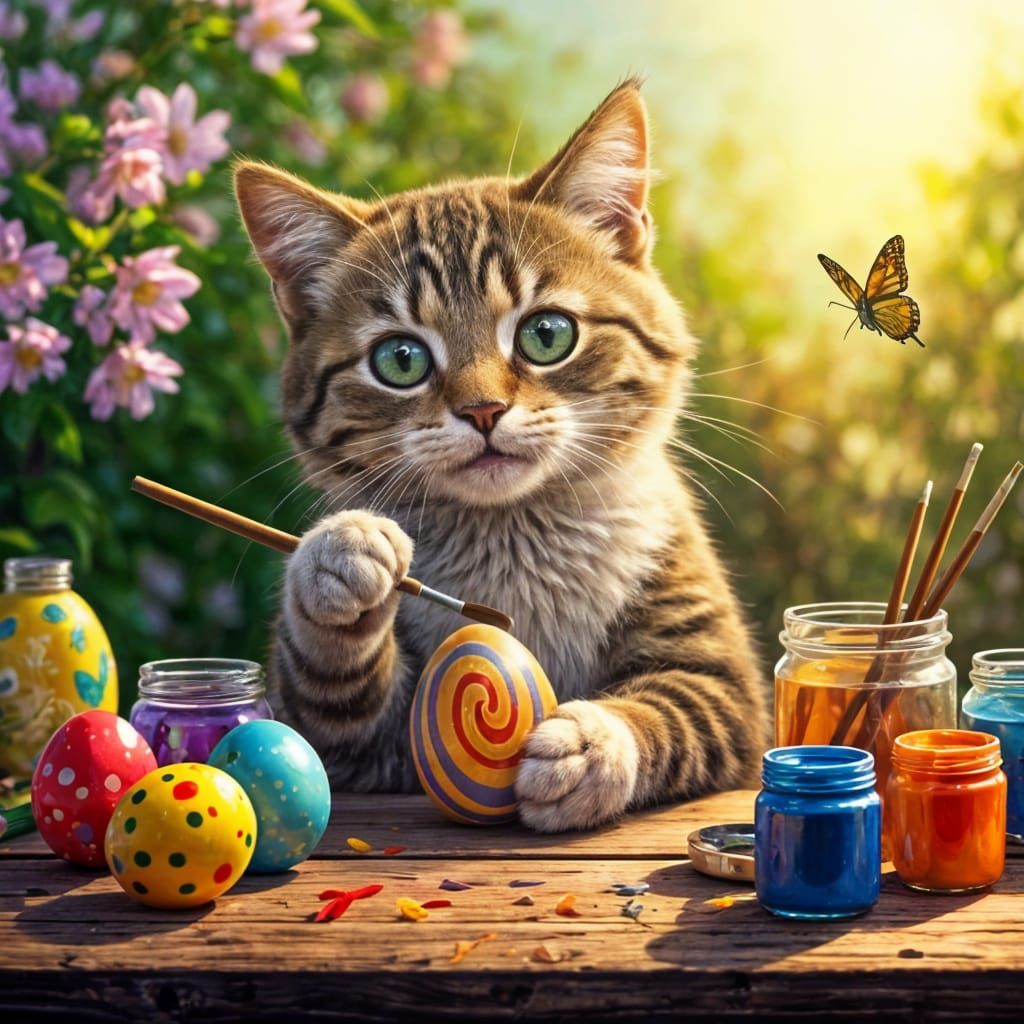 Meowgical Easter Day
