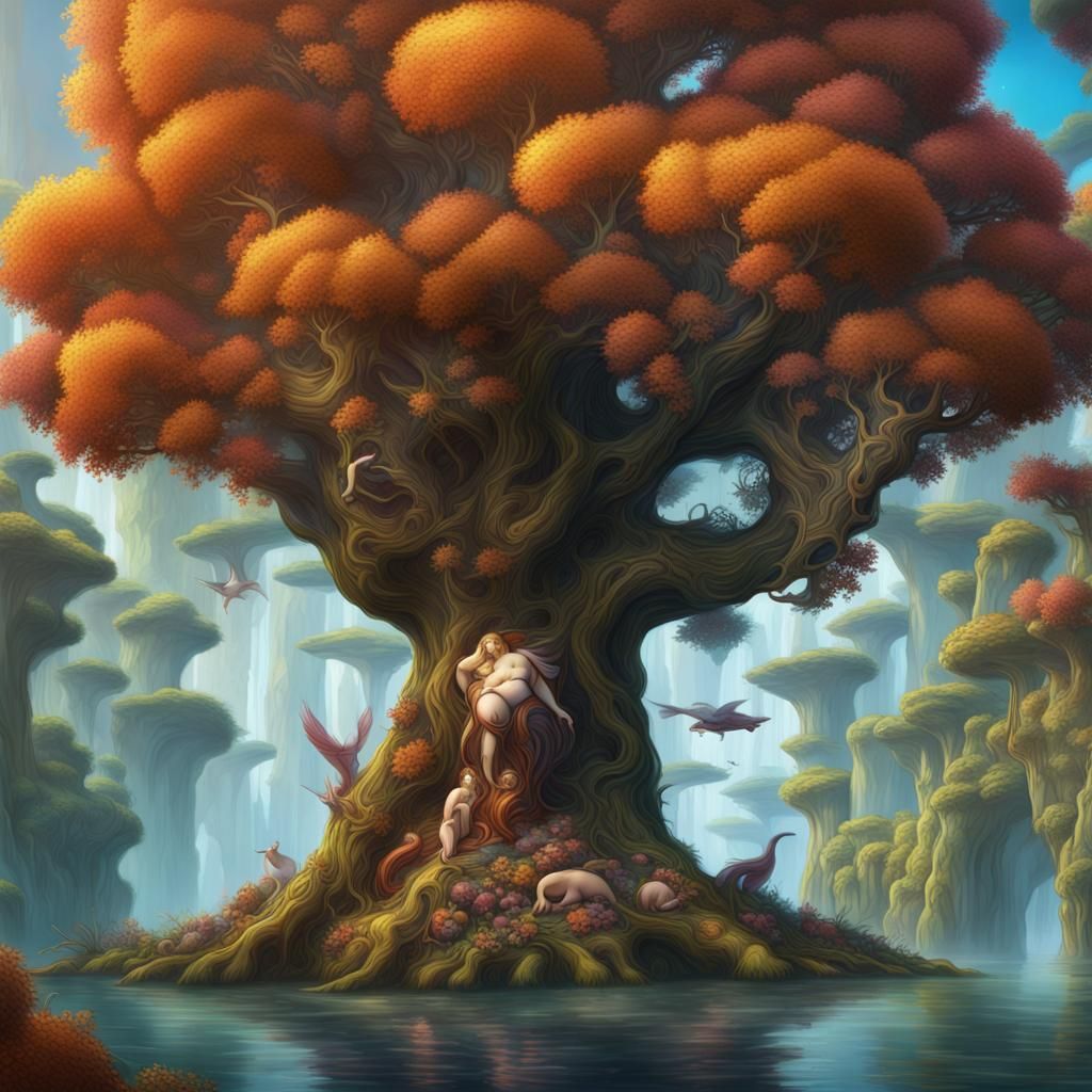 Goddesses and Tree Climbing Canids in Toxic Colony