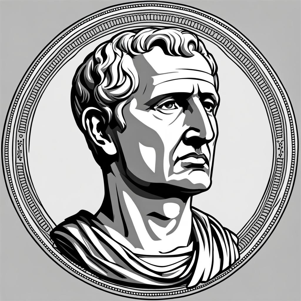 Easy Drawing of Julius Caesar