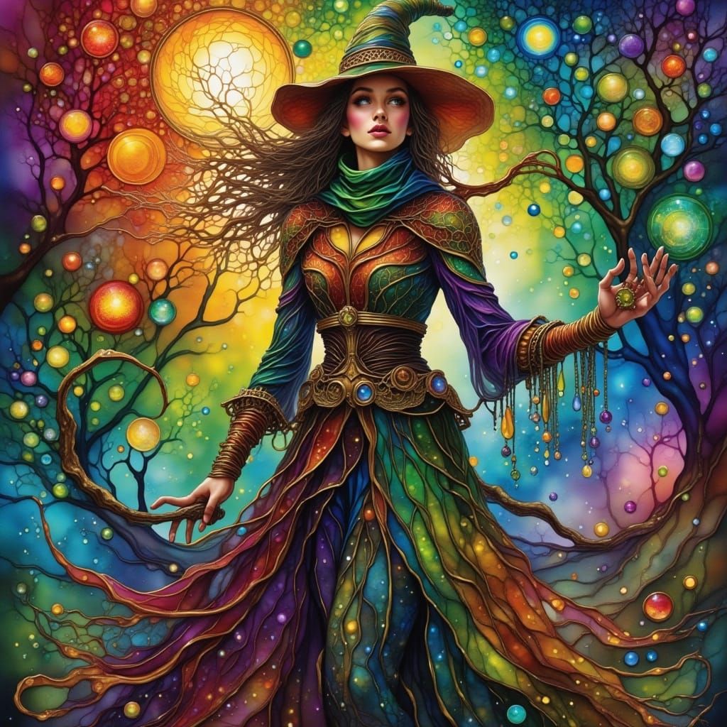 Whimsical Witch Living on Reality's Edge