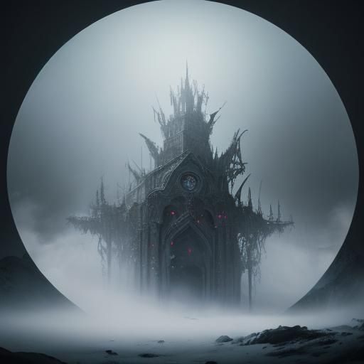 Gerda's Terror: Low-Poly 3D Art in Mystical Setting