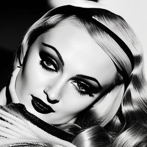 Sophie Turner as a 1920s Portrait