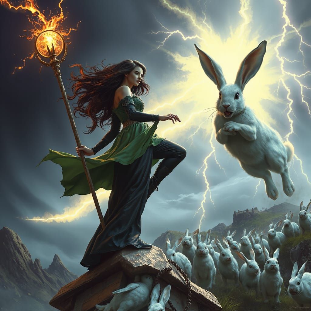 Summoning a Easter Bunny.