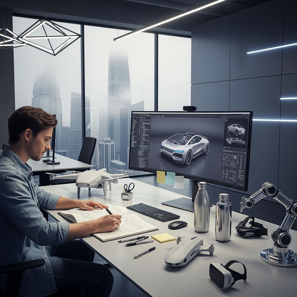 Product Designer at Sleek Futuristic Workspace
