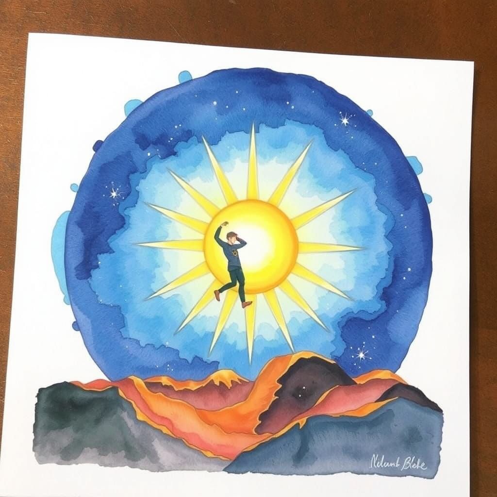 Oneironaut Descending into Solar Radiance