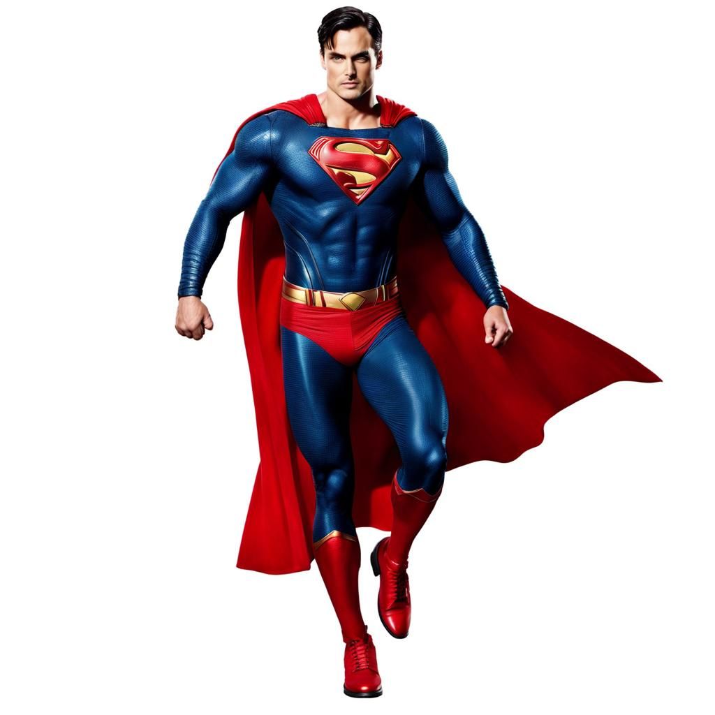 Superman in Metropolis: Ultrarealistic Portrait