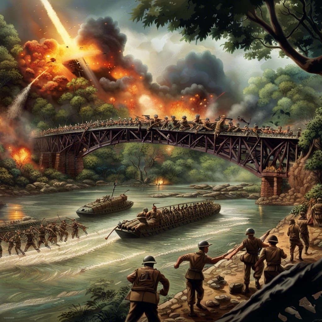 World War II: Allies Attack Kwai Bridge