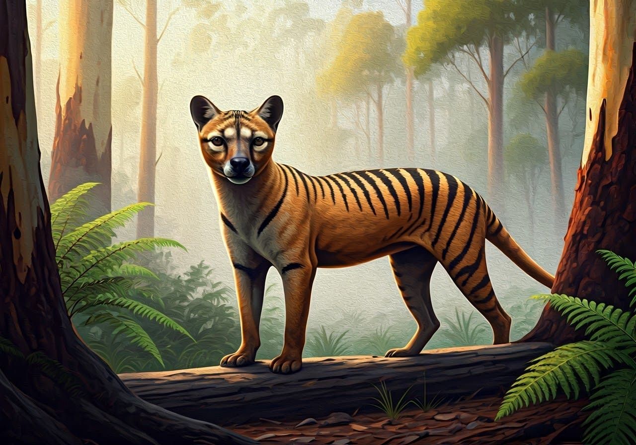 Thylacine in Tasmania
