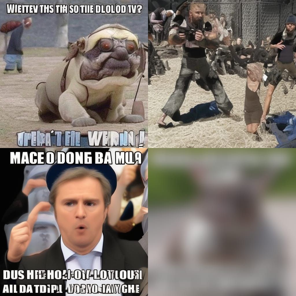 Humorous Meme Generated by AI