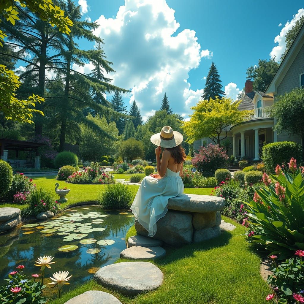 Beautiful summer afternoon