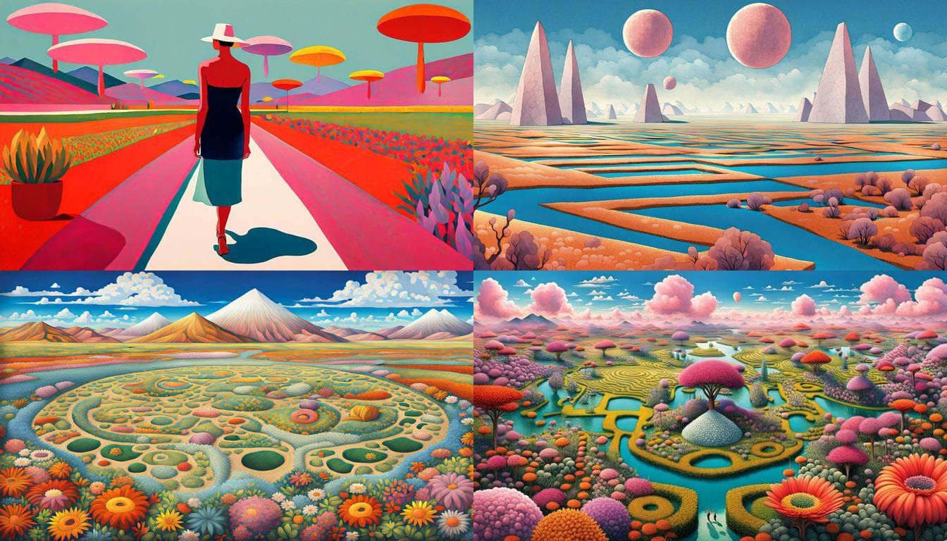 Intricate Nazca Plain Sky Garden