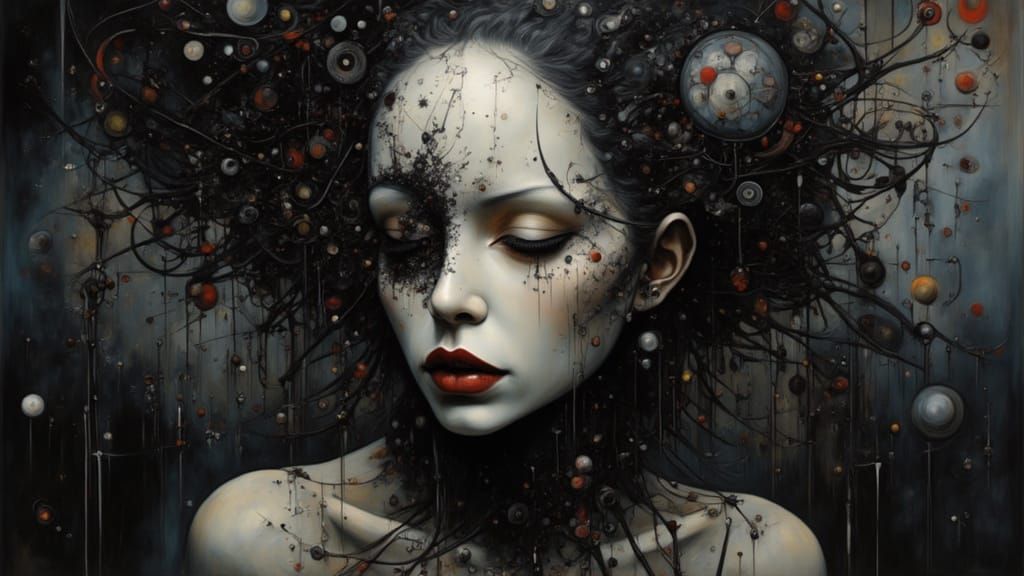 Maximalist Skeleton Deity in Philippine Fashion