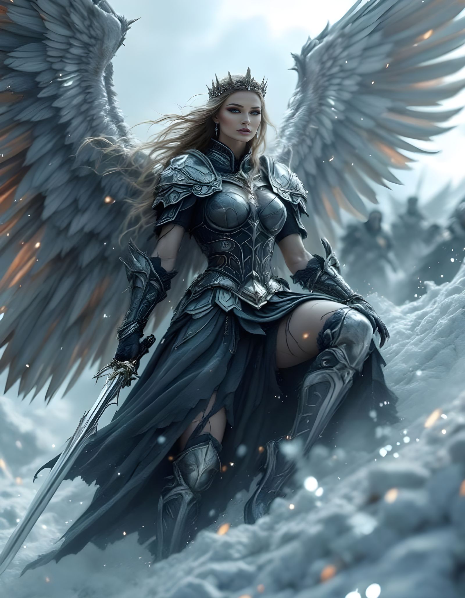 Valkyrie Queen Eirathys the Snowlight