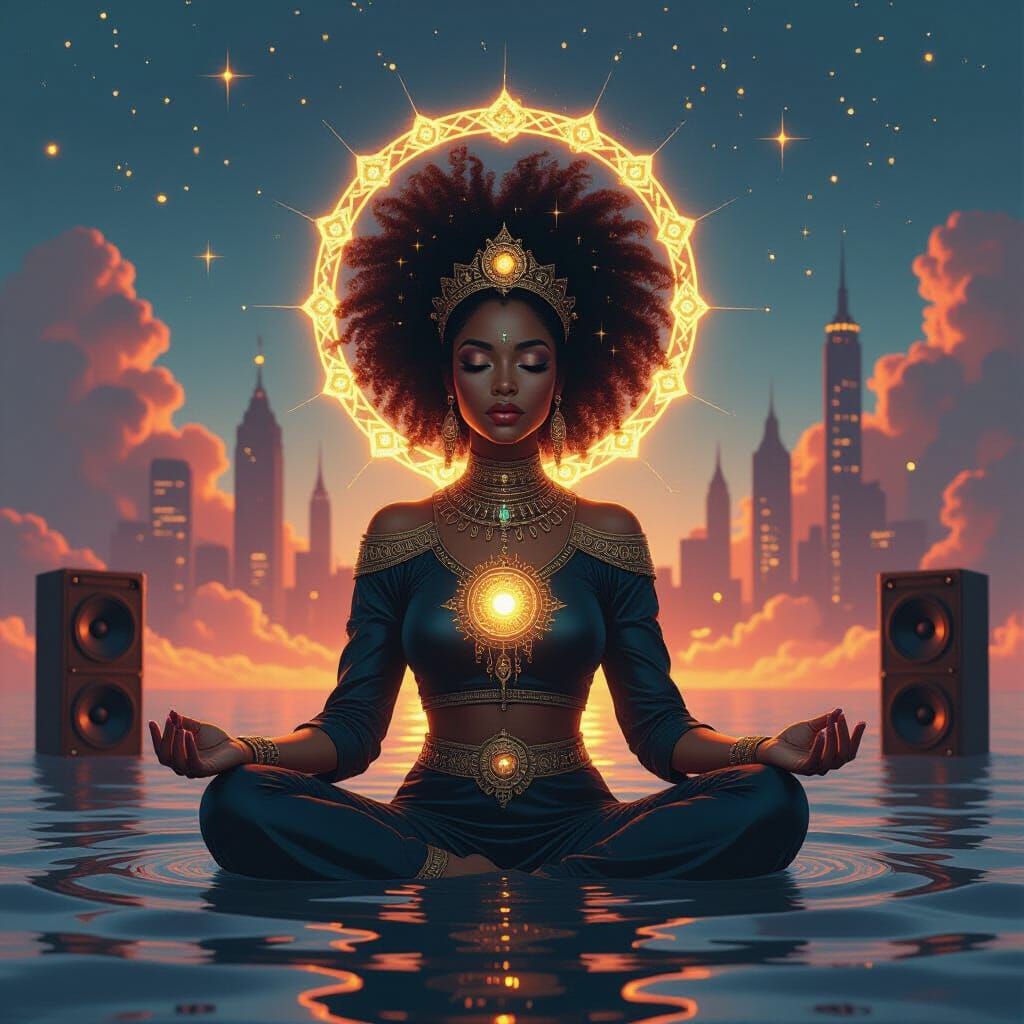 Afro-futurist Empress Rises from Digital Babylon