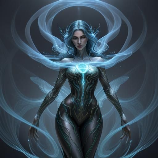 Surreal Woman's Transformation in Hyper-Realistic Digital Ar...