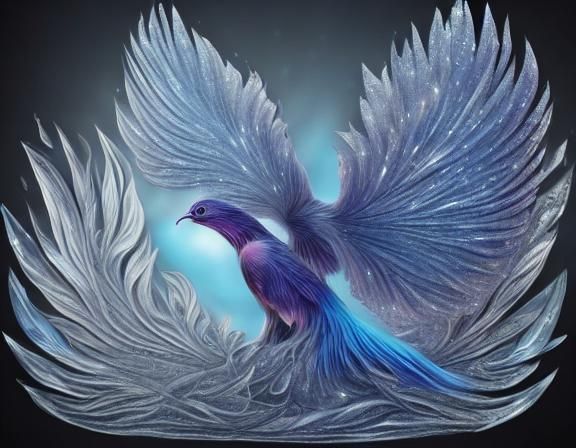 Woman's Silhouette Breaks Free: 3D Holographic Portrait