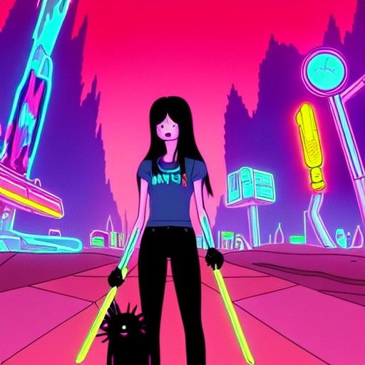 Marceline cyberpunk