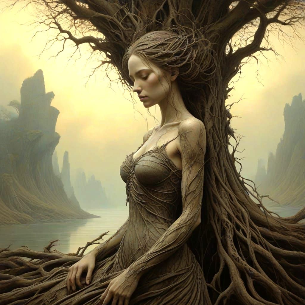 Breathtaking Fusion of Nature and Human in Intricate Masterp...