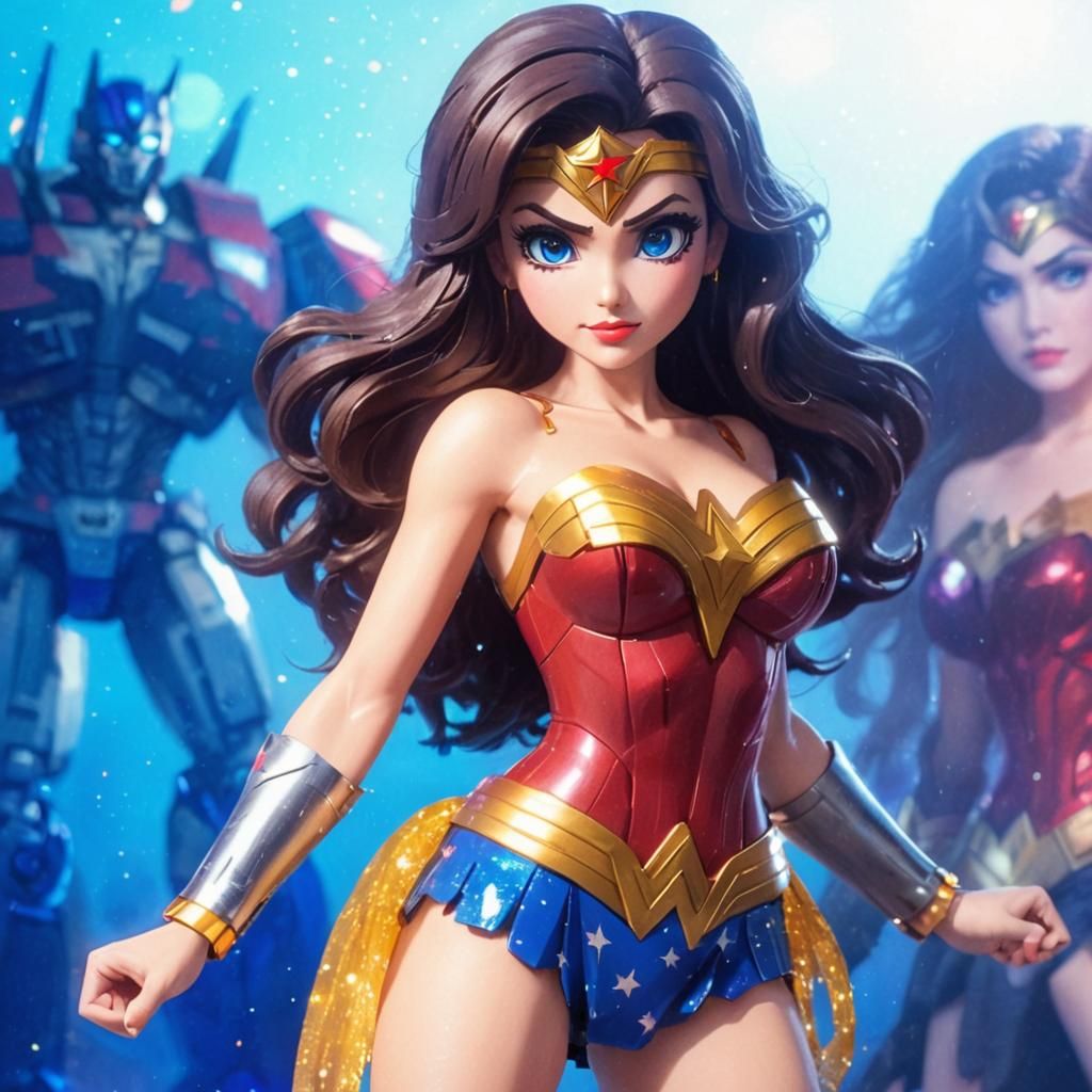 Wonder Woman in Toei Animation Style