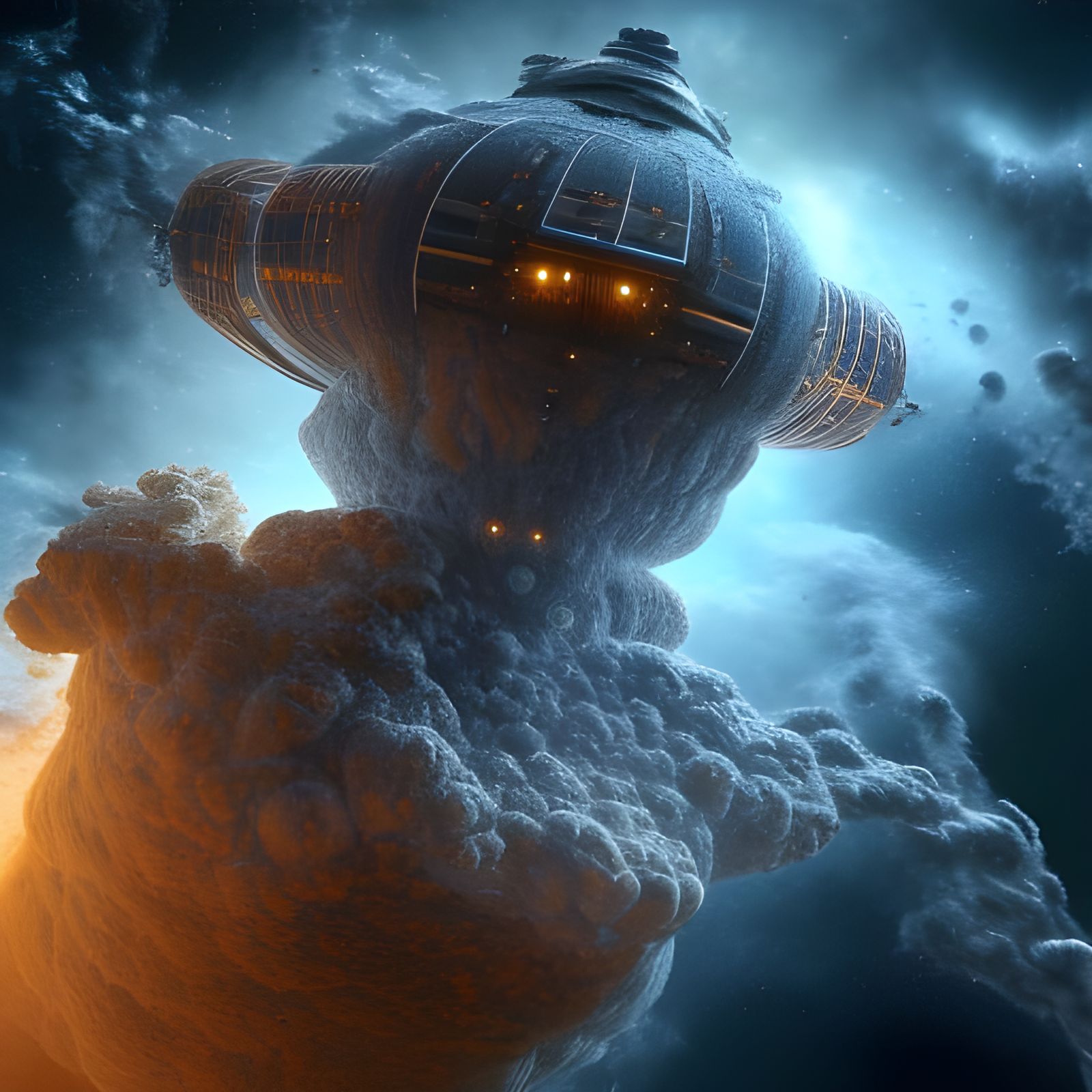 SuperCondensing Nebula Megastructure