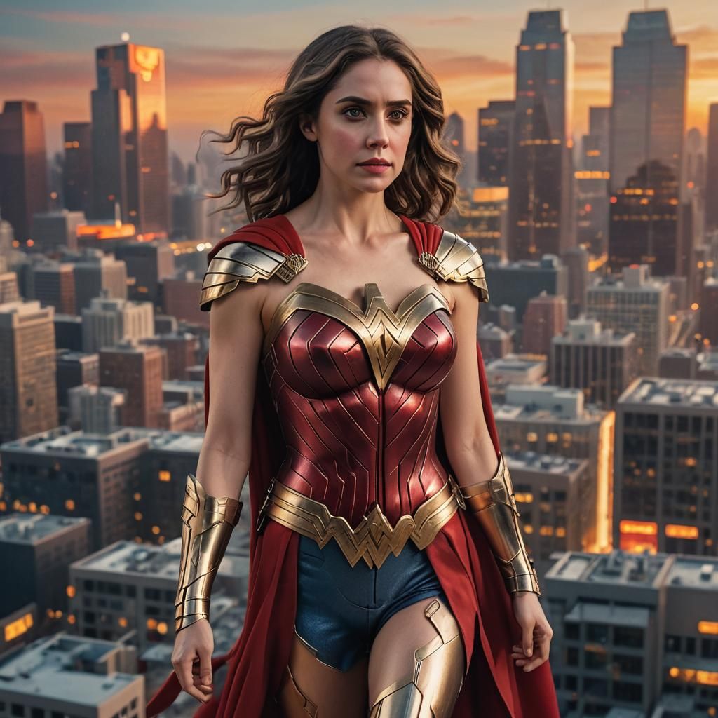 Alison Brie as Wonder Woman