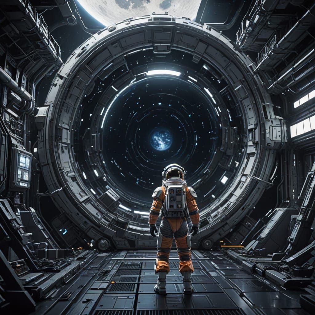 Anime Astronauts in Retro-Futuristic Origami Spacesuits