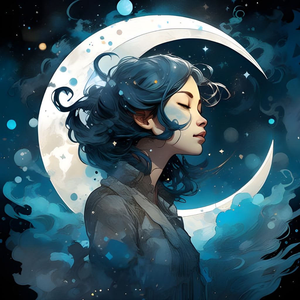 Simple Moonlight Scene