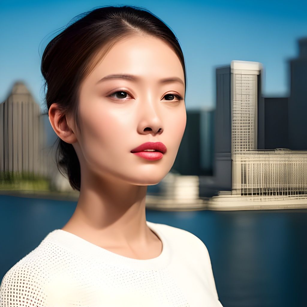 Steampunk Woman with Goggles and Red Dress