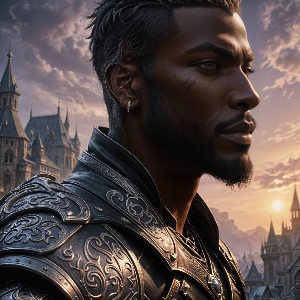 Epic Dark Fantasy Assassin Portrait