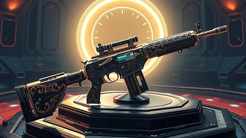 Cyberpunk Masterpiece of a Futuristic Magnum