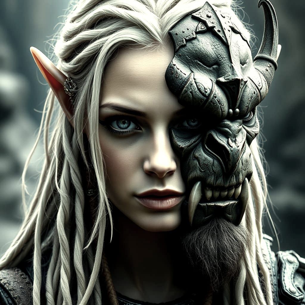 Elf Princess Transforms into Ogre King Post-Apocalypse