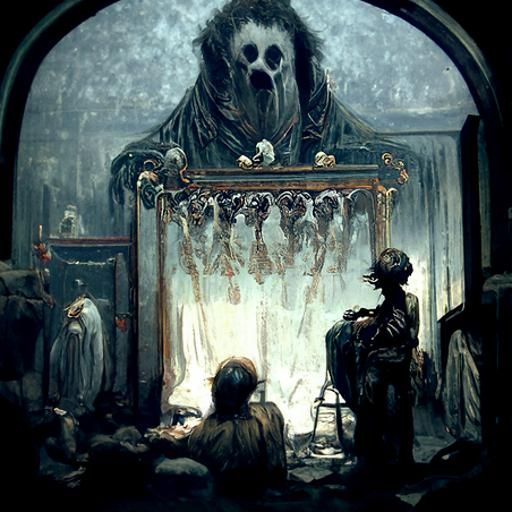 Horrific Scene in the Style of Gustave Doré